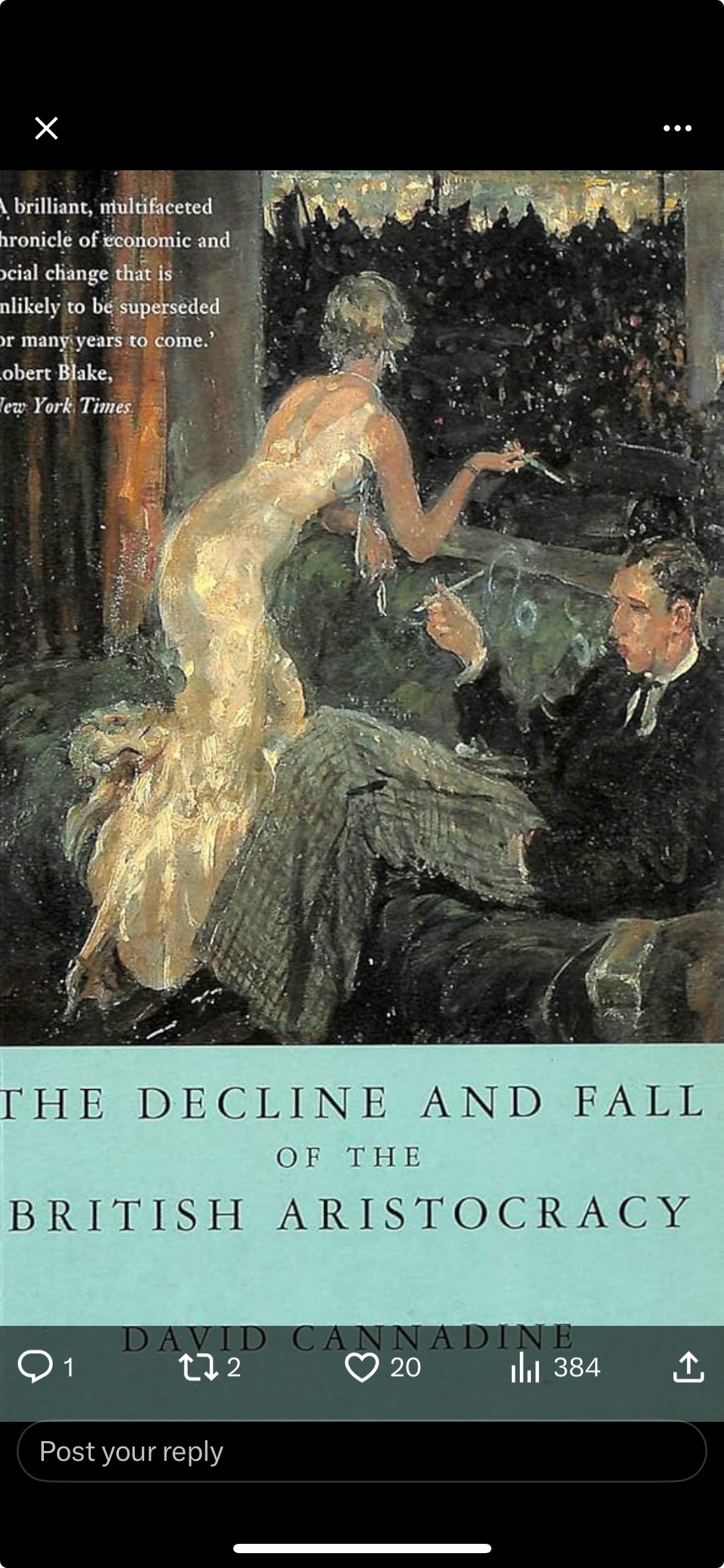 The Decline and Fall of the British Aristocracy
